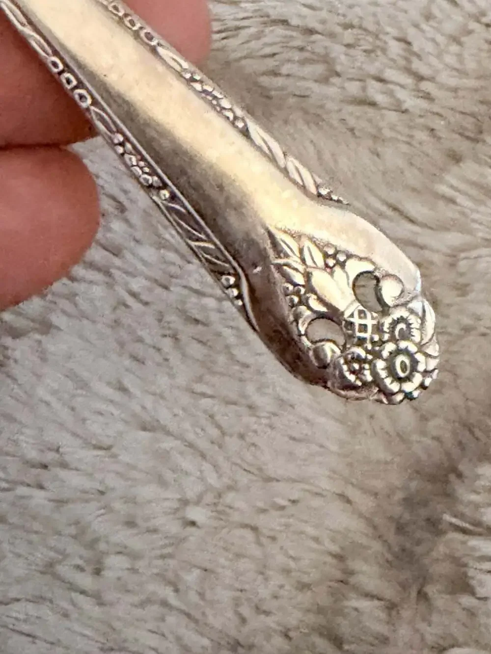 Vintage Holmes & Edwards Lovely Lady Pattern Silverplated Salad Fork